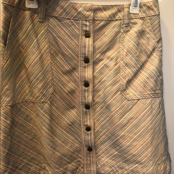 Pilcro multi Colored button up skirt - Picture 1 of 4